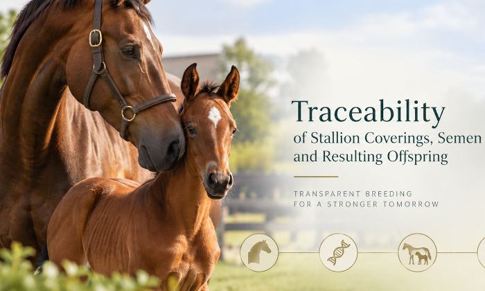 Traceability of stallion coverings, semen use and resulting offspring